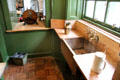 Pantry washing sink at Hill of Tarvit Mansion. Cupar, Scotland.