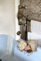 Shower faucets at Hill of Tarvit Mansion. Cupar, Scotland.