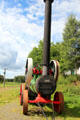 Steam engine at Highland Folk Museum. Newtonmore, Scotland.