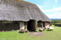 Weaver's House in Scottish Township at Highland Folk Museum. Newtonmore, Scotland.
