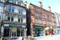 Perth High Street streetscape. Perth, Scotland.