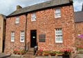 Robert Burns House. Dumfries, Scotland