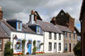18th C cottages along New Abbey village Main Street. New Abbey, Scotland.