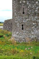 Defense slits at Threave Castle. Threave, Scotland.