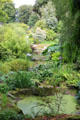 Water garden at Threave Garden. Rhonehouse, Scotland.