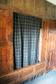 Housekeepers room with box bed at Craigievar Castle. Alford, Scotland.