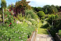 Garden at Crathes Castle. Crathes, Scotland.