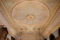 Adamesque ceiling in library at Haddo House. Methlick, Scotland.