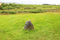 Memorial marker to fallen Scottish clans at Culloden Battlefield. Culloden Moor, Scotland.