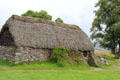 Leanach Farmhouse Cottage at Culloden Battlefield. Culloden Moor, Scotland.