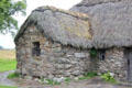 Leanach Farmhouse Cottage at Culloden Battlefield. Culloden Moor, Scotland.