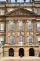 Neoclassical facade details of Duff House. Banff, Scotland.