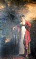 Portrait of Mrs. Hamilton by Sir Henry Raeburn at Duff House. Banff, Scotland.