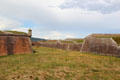 Defensive walls of Fort George. Fort George, Scotland.