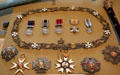 Medals of Field Marshal Sir Patrick Grant at Fort George Highlanders' Museum. Fort George, Scotland.