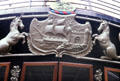 Details of decorations on SS Great Britain. Bristol, England.