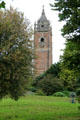 Cabot Tower, commemorating John Cabot's epic voyage, overlooking Brandon Hill park. Bristol, England.