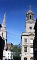 Towers of downtown Bristol. Bristol, England.