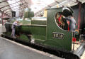 Dean Goods class of locomotive & designed by William Dean, long time GWR Chief Locomotive Engineer whose engines served in WW I & II at STEAM Museum of Great Western Railway. Swindon, England.