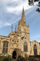 Church of St. John the Baptist which is Norman in origin but exhibits a variety of construction from many centuries. Burford, England.