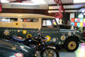 Safari type vehicle with daisy decoration at Cotswold's Motoring Museum. Bourton-on-the-Water, England.