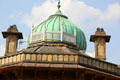Moghul style copper dome at Sezincote. Moreton-in-Marsh, England