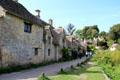 Antique weavers' cottages on Arlington Row. Bibury, England.