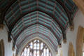 Vaulted ceiling in Church of St Peter & St Paul. Northleach, England.
