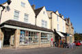 Shop & café on town square. Northleach, England.