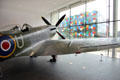 Supermarine Spitfire fighter at Potteries Museum & Art Gallery. Hanley, Stoke-on-Trent, England.