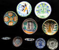 Collection of pottery from Brislington, Bristol & Wincanton area of England at Potteries Museum & Art Gallery. Hanley, Stoke-on-Trent, England.