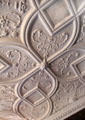 Drawing room ceiling detail by Charles Eamer Kempe at Wightwick Manor. Wolverhampton, England.