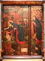 Chaucer's Canterbury Tales - Prioress's Tale Wardrobe by Philip Webb & painted by Edward Coley Burne-Jones at Ashmolean Museum. Oxford, England.