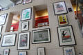 Collection of posters concerning Northern Ireland's politics at Linen Hall Library. Belfast, Northern Ireland.