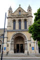 Front entrance of Belfast Cathedral. Belfast, Northern Ireland.