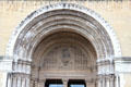 Portal of Belfast Cathedral. Belfast, Northern Ireland.