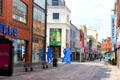 Street in Victoria Square area. Belfast, Northern Ireland.
