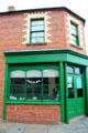 Corner store at Ulster Folk Park. Belfast, Northern Ireland.