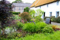 Heritage garden recreated at Ulster Folk Park. Belfast, Northern Ireland.