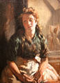 Resting painting by Sir William Orpen at Ulster Museum. Belfast, Northern Ireland.