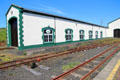 Maintenance buildings at Giant's Causeway & Bushmills Railway. Northern Ireland
