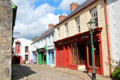 Shipbuoy Street streetscape at Ulster American Folk Park. Omagh, Northern Ireland