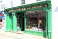 J Hill Chemist shop at Ulster American Folk Park. Omagh, Northern Ireland.