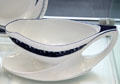 Meissen porcelain gravy boat by Henry van de Velde at British Museum. London, United Kingdom.