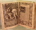 A Dream of John Ball by William Morris with graphics by Edward Burne-Jones for Kelmscott Press a bestselling poem at Morris Gallery. London, United Kingdom