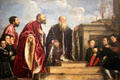 Vendramin Family painting by Titian at National Gallery. London, United Kingdom.