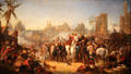 Relief of Lucknow in 1857 painting by Thomas Jones Barker at National Portrait Gallery. London, United Kingdom.