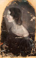 Emily Brontë portrait by Patrick Branwell Brontë at National Portrait Gallery. London, United Kingdom
