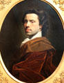 Allen Ramsay self portrait at National Portrait Gallery. London, United Kingdom.