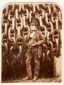 Isambard Kingdom Brunel photograph by Robert Howlett at National Portrait Gallery. London, United Kingdom.